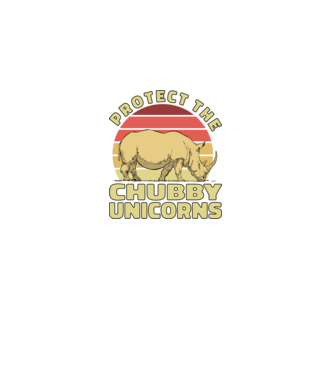 Protejați Unicornii - Rinocerii plinuți model negru pe tricou