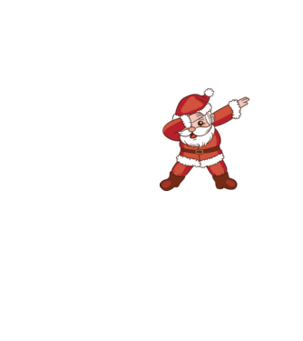 Santa Dab model galben neon pe tricou