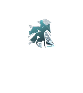 Tricou design Parkour model negru pe tricou