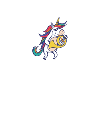 Unicorn Corn model turcoaz pe tricou