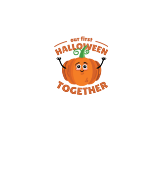 Primul nostru Halloween împreună model turcoaz pe tricou