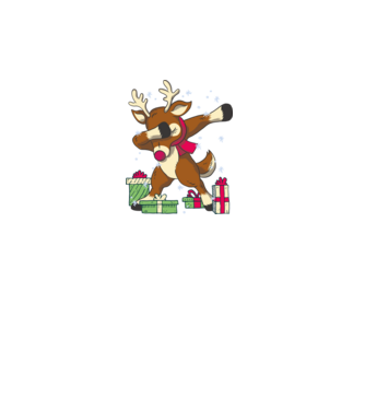 Rudolph DAB model turcoaz pe tricou
