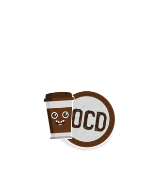 Cafea Dragoste și dependență model albastru închis pe tricou