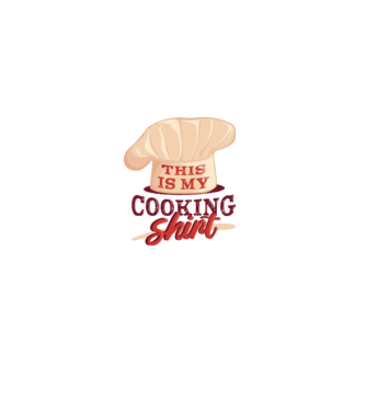 This is my Cooking Shirt model alb pe tricou