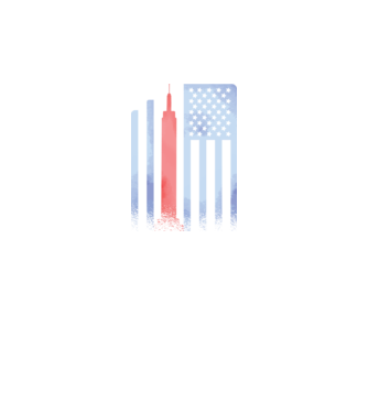 Usa Empire State Building model alb pe tricou
