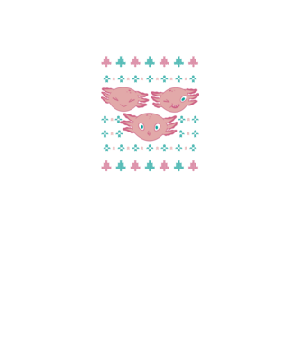 Pulover urât Axolotl model negru pe tricou
