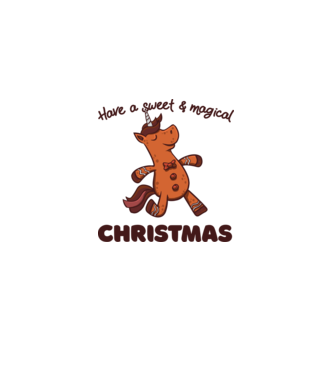 Have a sweet and magical Christmas model alb pe tricou