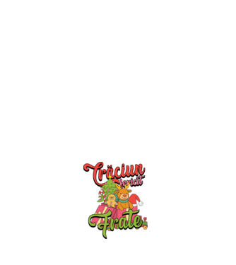 CRĂCIUN FERICIT FRATE / SORĂ model negru pe tricou