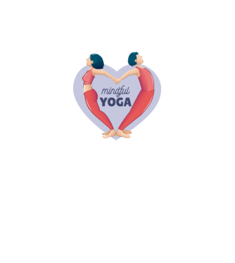 Dragoste Yoga - tricou Yoga model negru pe tricou