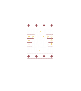 Merry crisis and a happy new fear model negru pe tricou