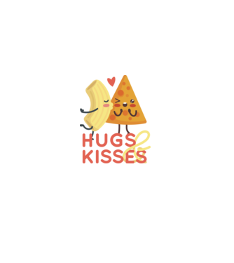 'Hawaii pizza dragoste tricou drăguț Valentine''s Day' model verde închis pe tricou