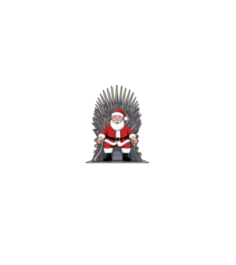 Christmas is Coming Negru model negru pe tricou