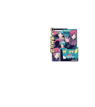 Anime Vaporwave See you Later model galben neon pe tricou
