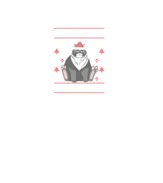 Tricou cu pisică pulovăr urât model negru pe tricou