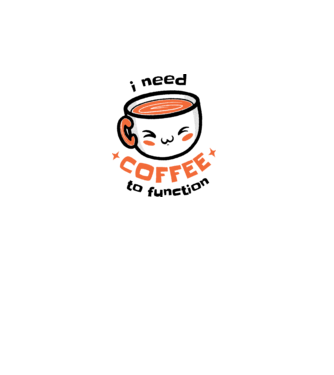 Am nevoie de cafea model alb pe tricou