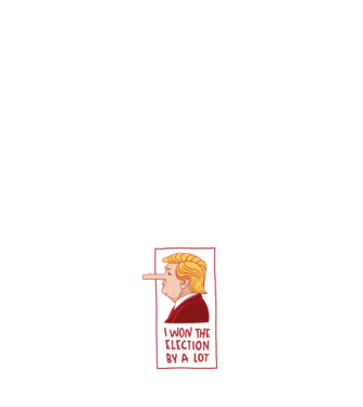 Pinocchio Trump model roz deschis pe tricou