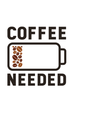 Am nevoie de cafea model negru pe tricou