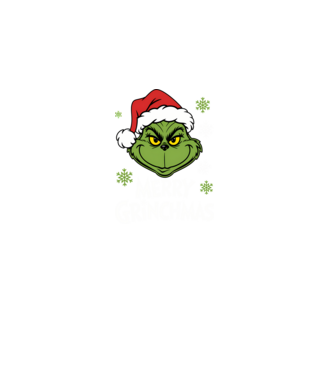 Merry Grinchmas Negru model negru pe tricou