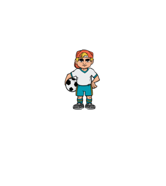 Băiat Fotbalist model verde pe tricou