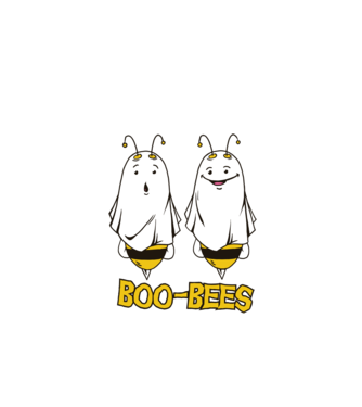 Boo Bees - Albine fantomă Halloween model turcoaz pe tricou