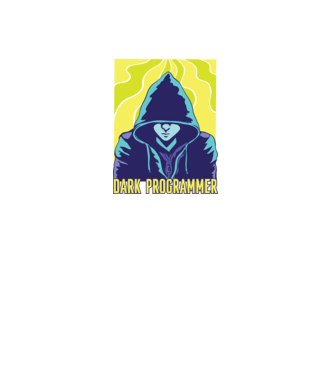 Dark Programmer model negru pe tricou