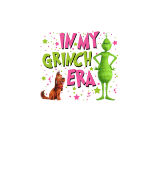 In my Grinch era model negru pe tricou