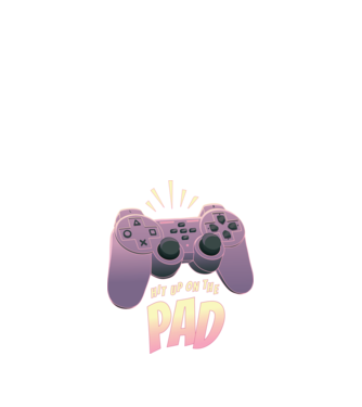 Gamer Controler model negru pe tricou