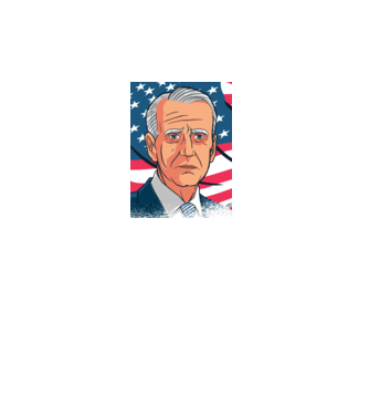 Joe Biden USA model turcoaz pe tricou