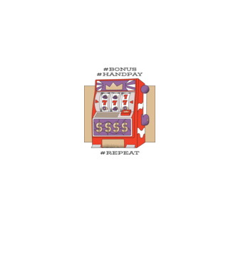 Slot machine model gri pe tricou