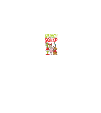 Grinch Squad model negru pe tricou