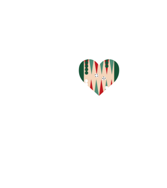 Love Backgammon model negru pe tricou