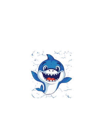 Baby Shark tricou drăguț cu rechin model nisipiu pe tricou