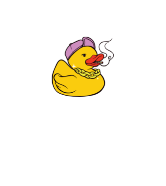 rățușcă de cauciuc Smoker model turcoaz pe tricou