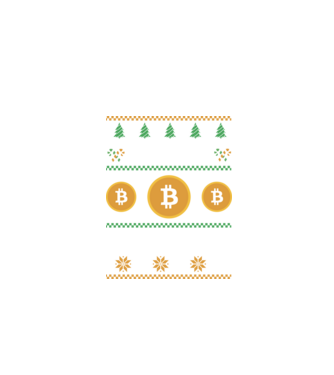 Merry Gainmas Bitcoin tricou cu pulovăr urât model negru pe tricou