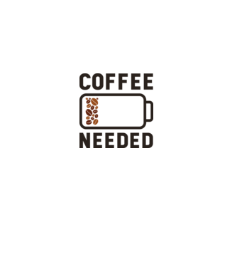 Am nevoie de cafea model gri pe tricou