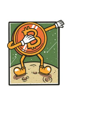 Bitcoin DAB model negru pe tricou