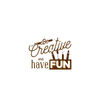 Be creative and have fun model gri pe tricou