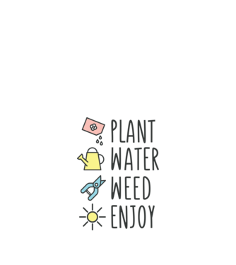 Plant Water Weed Enjoy model nisipiu pe tricou