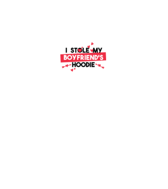 'Am furat puloverul prietenului meu pulover amuzant pentru Valentine''s Day' model alb pe tricou