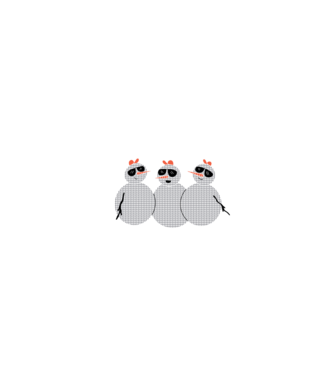 Chillin with my Snowmies tricou pulovăr urât model negru pe tricou