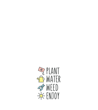 Plant Water Weed Enjoy model roz deschis pe tricou