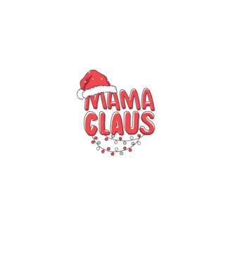 Mama Claus model gri pe tricou