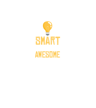 Smart este noul cool model negru pe tricou