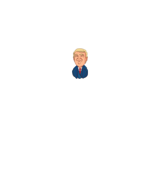 Donald Trump model negru pe tricou