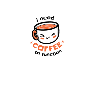 Am nevoie de cafea model alb pe tricou