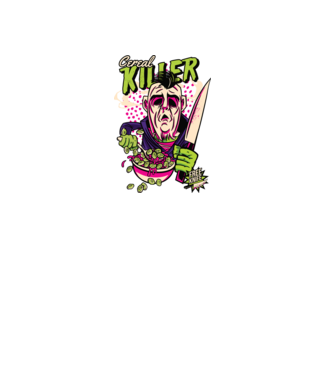Cereale Killer Fulgi de cereale model negru pe tricou