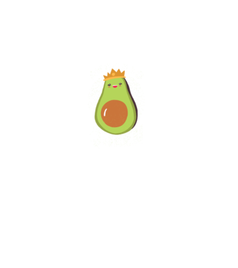 Avocado Queen Regina Avocado model verde pe tricou