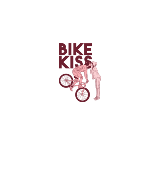 Pupici cu bicicletă model nisipiu pe tricou