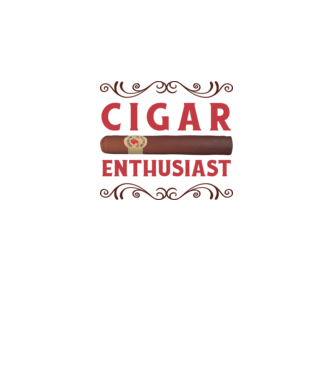 Pasionat de trabucuri model alb pe tricou
