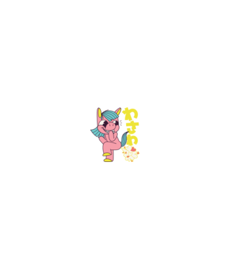 Bășică Unicorn model negru pe tricou